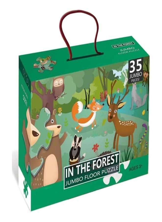 تيكلز لعبة أحجية الغابة العملاقة من تيكلز، 35 قطعة - لعبة تعليمية مبكرة ممتعة مع مشاهد نابضة بالحياة للحيوانات والطبيعة للأطفال من الأولاد والبنات (الأعمار: 3 سنوات فأكثر) - Image 1